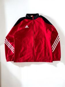 Adidas Red &amp; Black Track Jacket