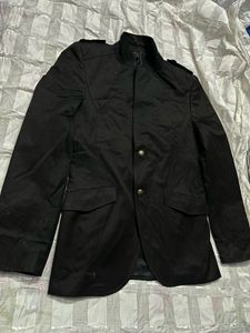 Black Imported American Overcoat