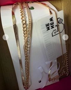 Layered Silver Chain Necklace