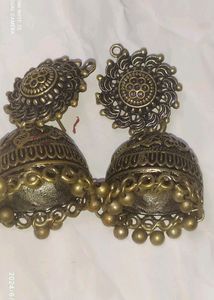 Oxidised Jhumka