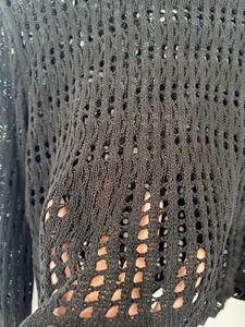 Black Boho Top