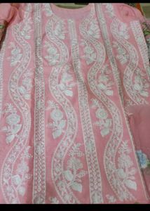 Pink Embroidered Pakistani Suit