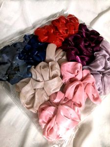 New Organza Scrunchie (Set Of 12)