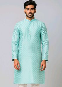 Men&#39;s Light Blue Kurta