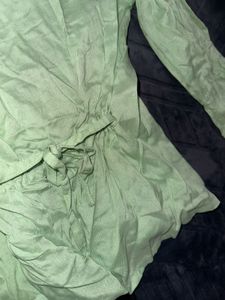 Mint Green Peplum Top