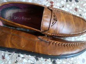Brown Leather Loafers