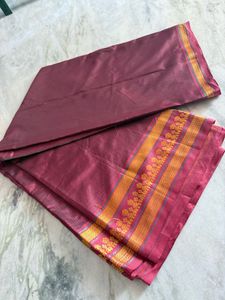 Maroon and Orange Traditional Sarees