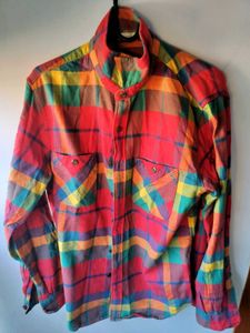 Colorful Plaid Button Down