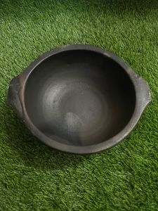 Black Clay Pot