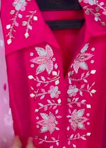 💗💖Pure Silk Hot Pink Kurta Set💗💖