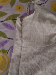 Beautiful Cream Mini Dress With Side Slits