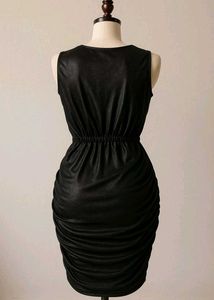 Black Shimmer Bodycon Mini Dress For Women