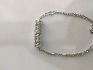 925 Silver Bracelet Wth Hallmark