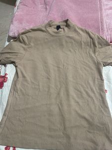 Ribbed Mock Neck Top