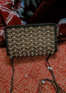 Floral Beaded Clutch