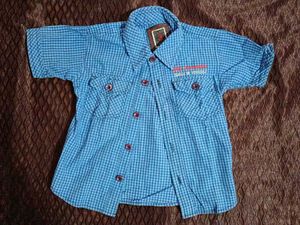 In Coins 👛 Cute Blue Checked Shirt