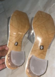 Stylish Clear Strap Flats