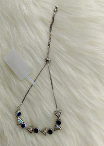Pure Silver Geometric Bracelet