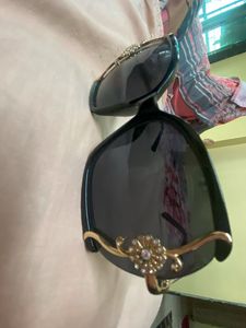 Diamond Gold flower Classy  Trending  Sunglasses