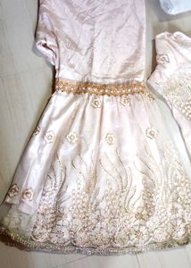 Elegant White Embroidered Shalwar Kameez
