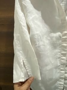 Elegant White Linen Shirt