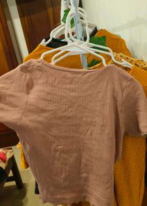 Dusty Pink Crop Top