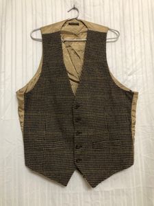Tan Colour Wool Waistcoat