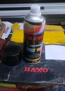 Haxo Spray Paint Black Colour
