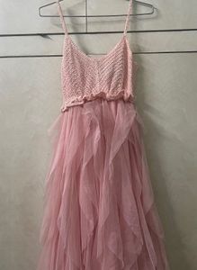 Pink Tulle Party Dress