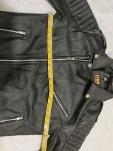 ITBD Black Leather Biker Jacket