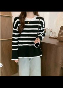 Striped Knit Cardigan