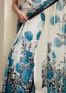 Designer Printed Saree 😍