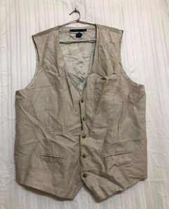 Perry Ellis Khaki Waistcoat