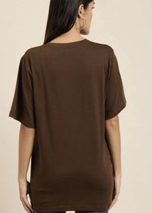 Brown Oversized T-Shirt