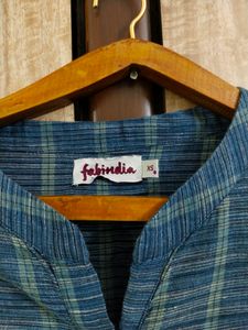 FabIndia Navy Blue Kurta (32)