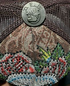 Ed Hardy Skull &amp; Floral Trucker Hat