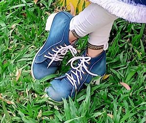 Stylish Denim High Ankle Boots