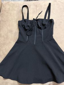 Black Corset Mini Dress