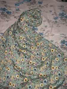 Floral Sage Green  Scarf