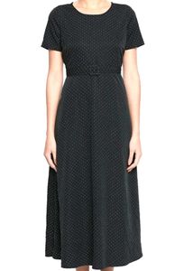 Elegant Polka Dot Dress