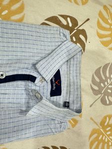 Checked Blue Shirt
