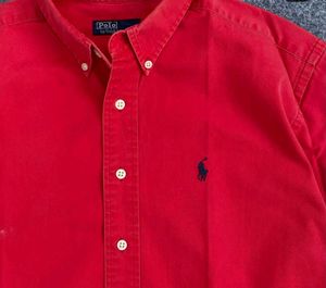 Ra lph Lau ren Red Half sleeves shirt