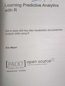 Learning Predictive Analytics With R