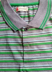 Striped Polo T-Shirt