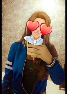 Shein Blue Bomber Jacket