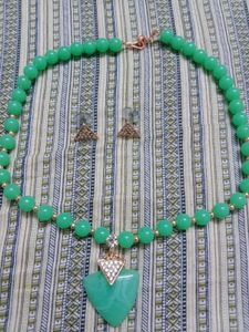 Pearl Necklace With Earrings And Bracelet Set