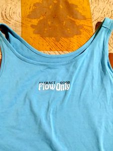 Ajile By Pantaloons Cropped Microfiber Vest Top