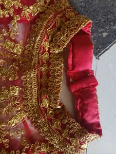 Red Embroidered Blouse Collar work♥️✨
