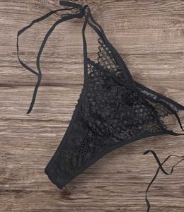 Esotiq Lace Thong with Tie Details