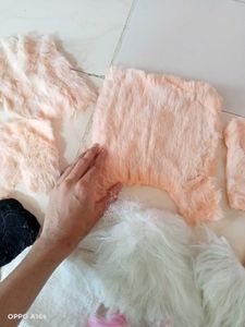 Velvet Piecs/ Teddy Making Cutting